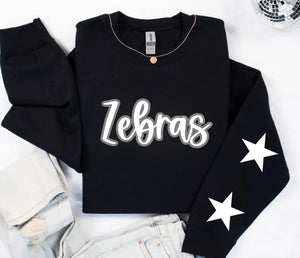 Zebras Stars Sweatshirt