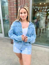 Load image into Gallery viewer, Haven Pearl Denim Jacket