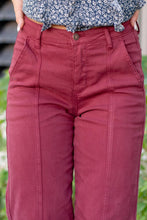 Load image into Gallery viewer, Burgundy Jeans