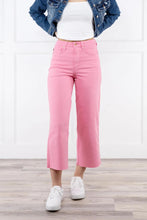 Load image into Gallery viewer, Pink Cropped Jeans