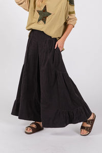 Corduroy Wide-Leg Jeans