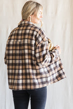 Load image into Gallery viewer, Sequin Pocket Taupe Flannel