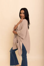 Load image into Gallery viewer, Chic Boucle Cozy Cardigan Poncho – Perfect for Fall &amp; Winter