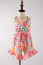 Load image into Gallery viewer, Sherbet Blooms Girls Romper