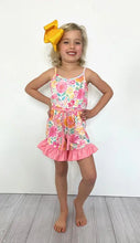Load image into Gallery viewer, Sherbet Blooms Girls Romper
