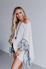 Load image into Gallery viewer, Fallon Embroidered Sleeve Poncho