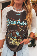 Load image into Gallery viewer, Vintage Yeehaw Raglan Sleeve Top