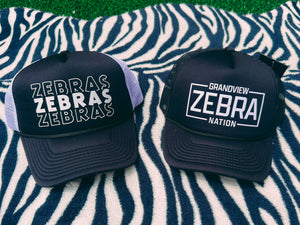 Zebra Trucker Hats