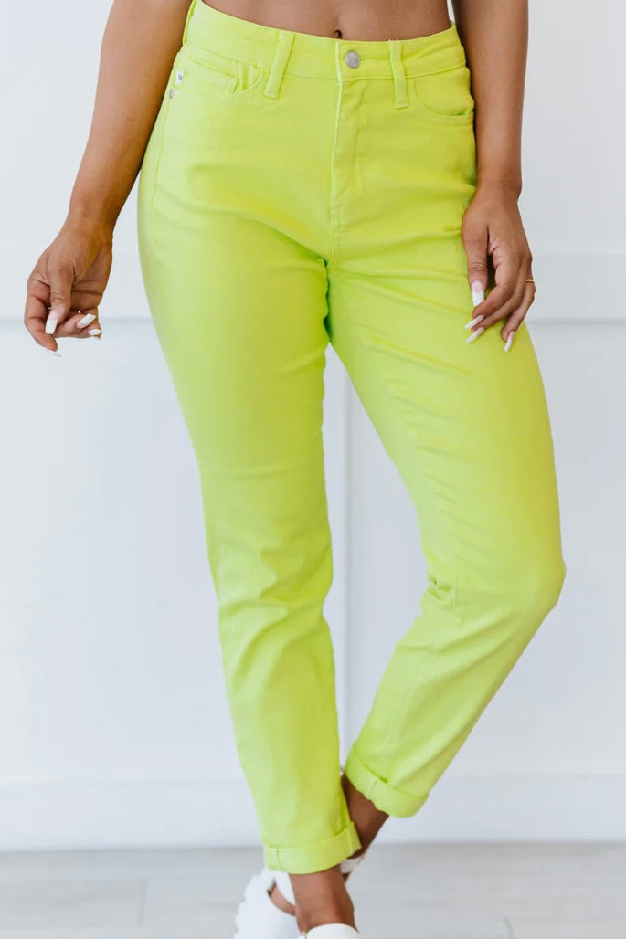 Lime Green Jeans