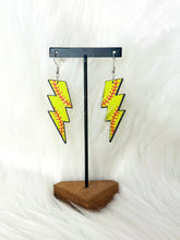 Load image into Gallery viewer, Sports Lightning Bolt Earrings