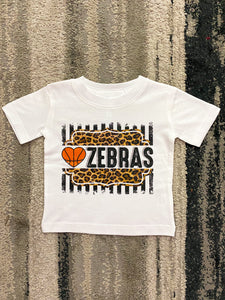 Kids Zebras Basketball Tee